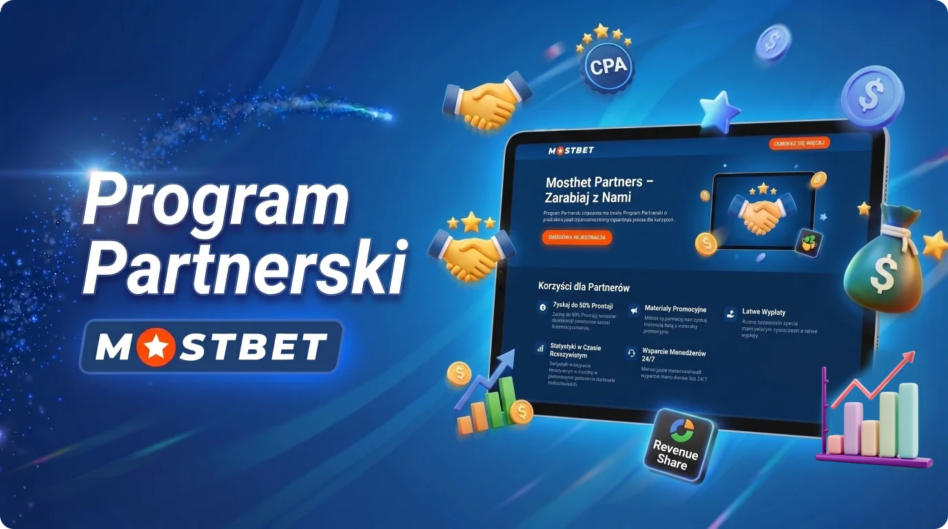Program partnerski na stronie Mostbet w Polsce