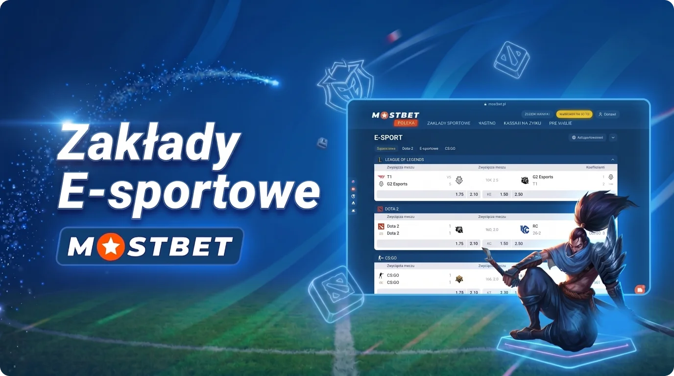 Zakłady esportowe na Mostbet w Polsce