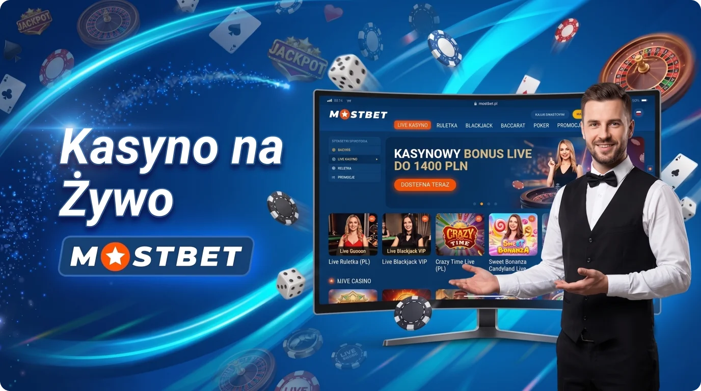 Gry kasynowe na żywo na stronie Mostbet w Polsce