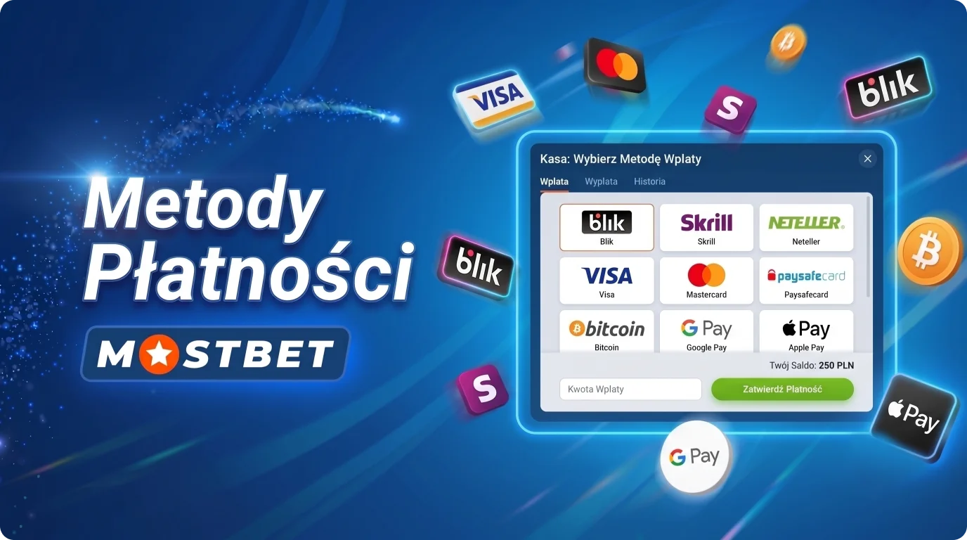 Metody płatności dla polskich graczy na stronie Mostbet
