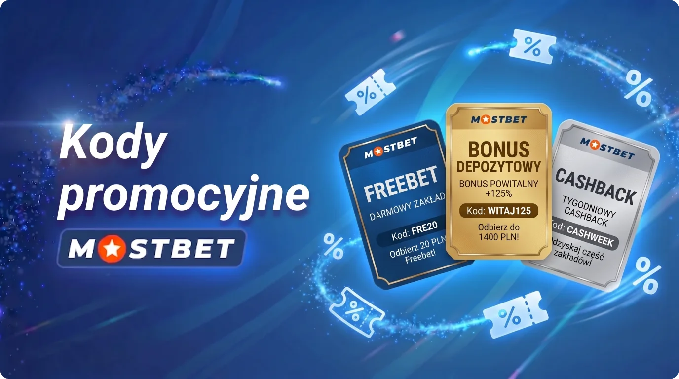Kody promocyjne na stronie Mostbet w Polsce